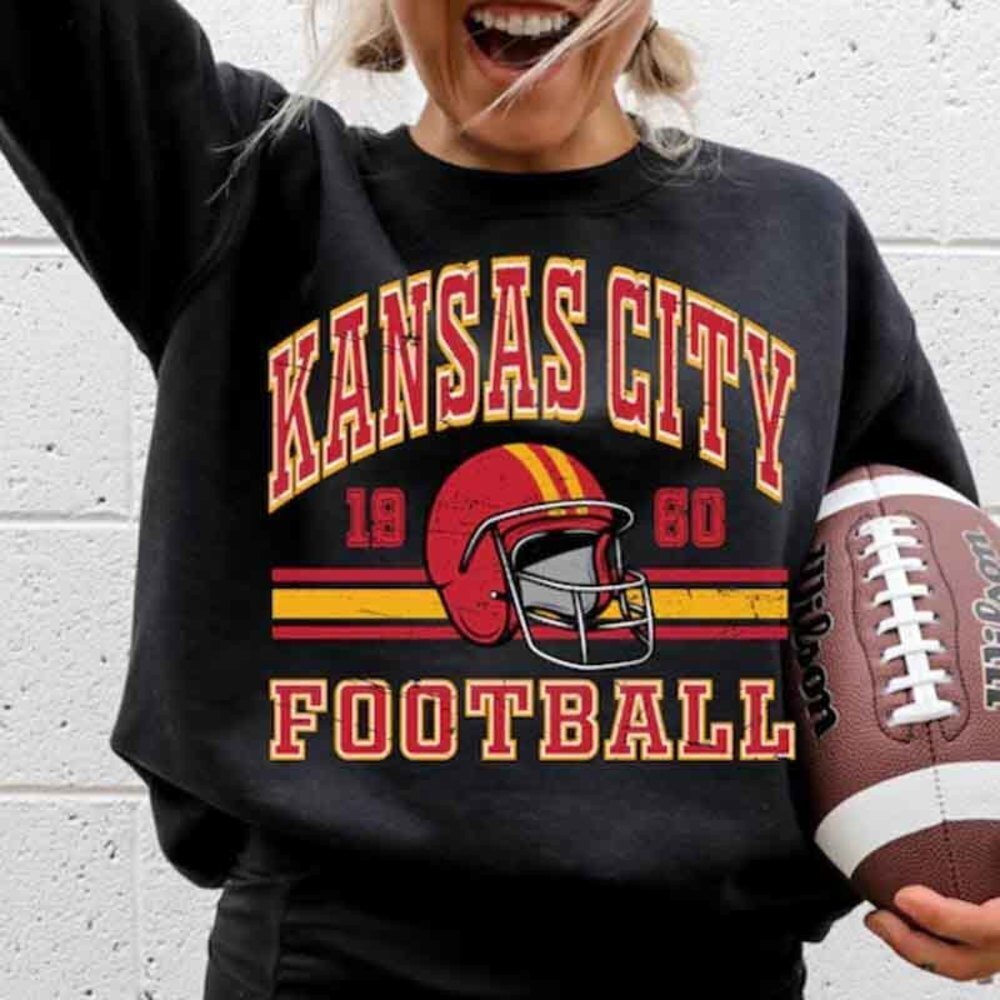 Kansas City Chiefs Retro Style Sweatshirt Crewneck